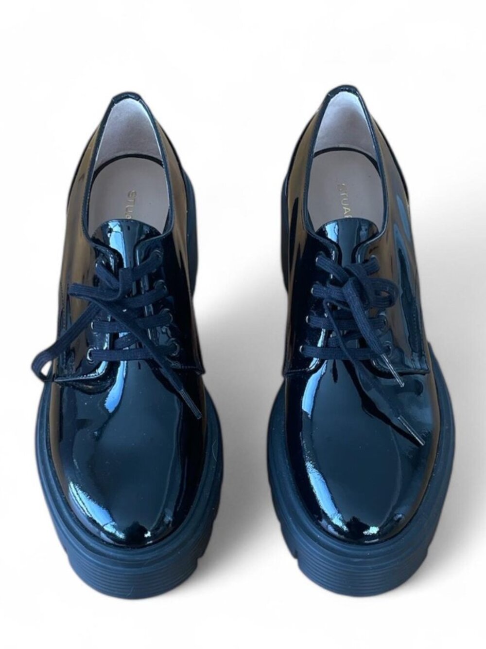 Stuart Weitzman Womens Soho Derby Black - Picture 7 of 12